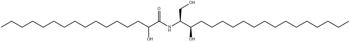 C16((-2'-hydroxy) dihydro Ceramide (d18:0/16:0) Structure