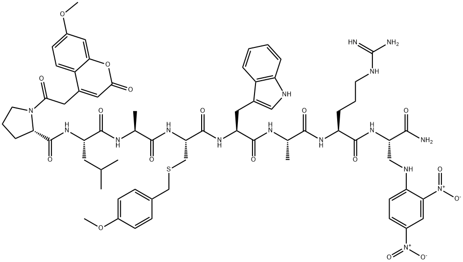 MMP-14荧光底物肽, 1926163-82-7, 结构式