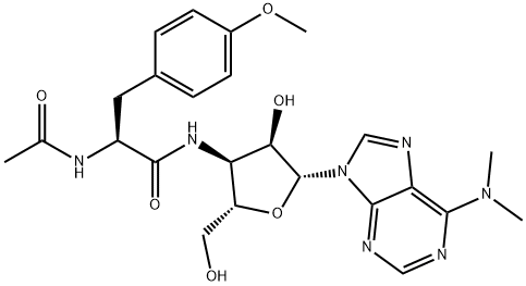 N-Acetylpuromycin Structure