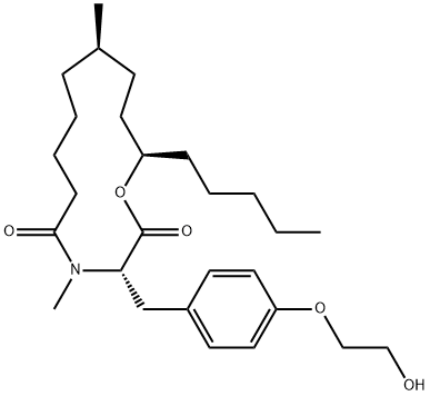 PF-1163B,258871-60-2,结构式