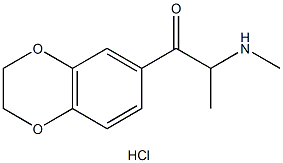 3,4-EDMC (hydrochloride) 结构式