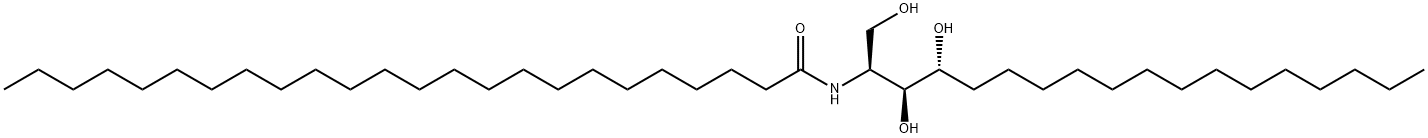 N-二十四酰植物鞘胺醇, 34437-74-6, 结构式