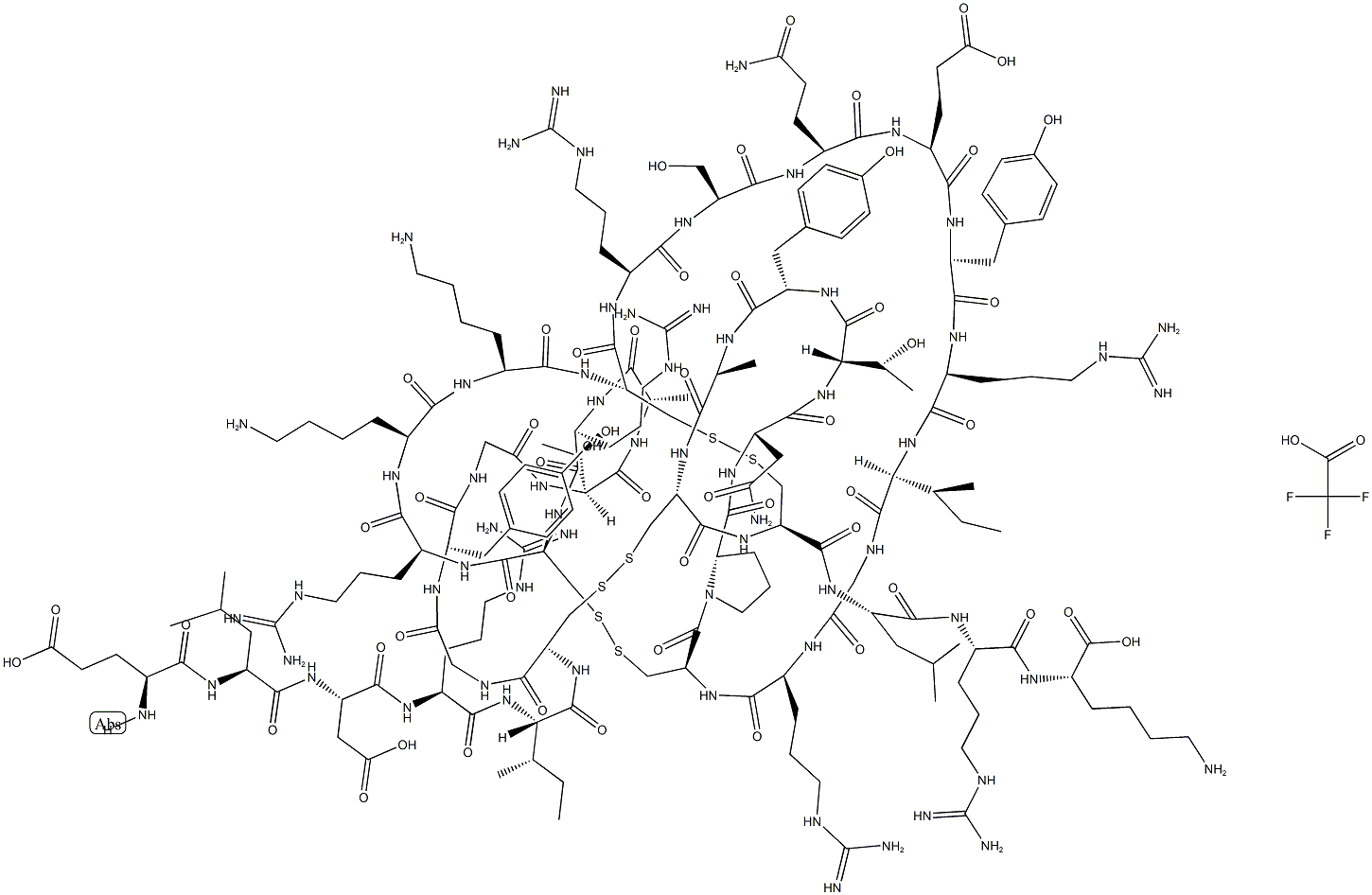 -Defensin-4 (human) (trifluoroacetate salt)|Β-DEFENSIN-4 (HUMAN) (TRIFLUOROACETATE SALT)
