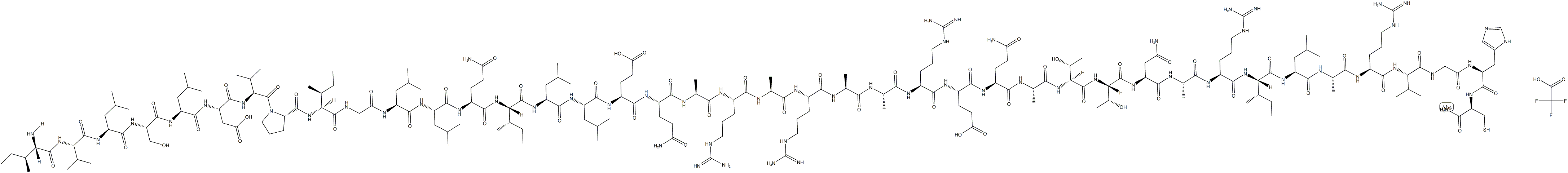 STRESSCOPIN-RELATED PEPTIDE (6-43) (HUMAN) TRIFLUOROACETATE SALT Struktur