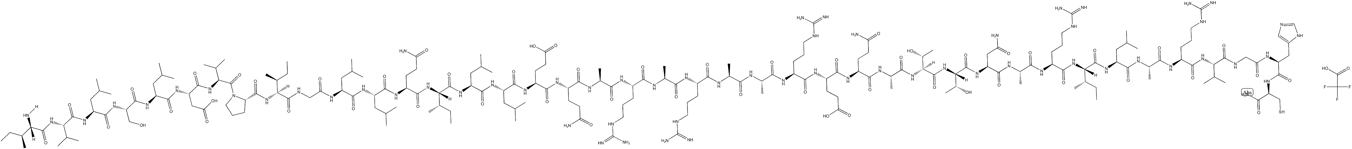 STRESSCOPIN-RELATED PEPTIDE (6-43) (HUMAN) TRIFLUOROACETATE SALT Structure