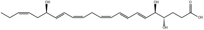 17(R)-Resolvin D4 化学構造式