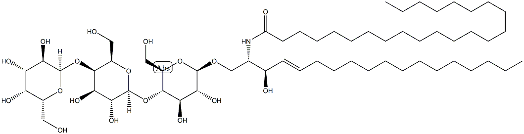 C23 Globotriaosylceramide (d18:1/23:0) 结构式