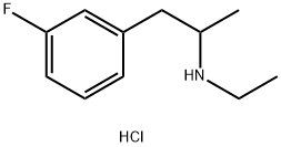 3-Fluoroethamphetamine (hydrochloride) 结构式