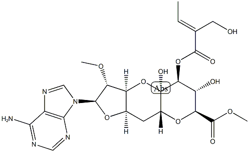 除莠菌素A, 55353-31-6, 结构式