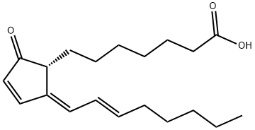 15-deoxy-Δ12,14-Prostaglandin A1 Struktur