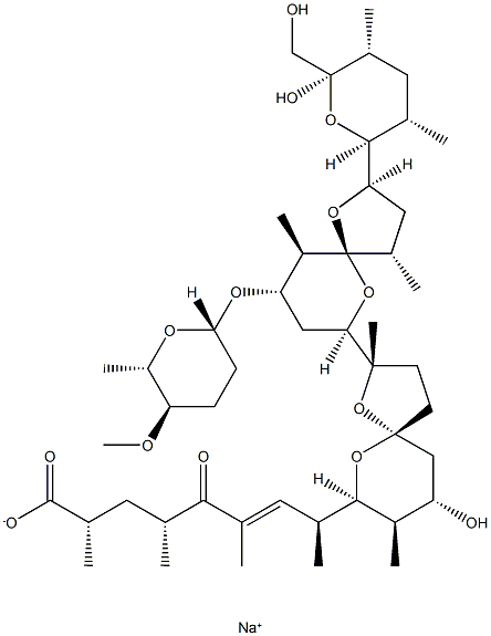Dianemycin 1-sodium salt Struktur