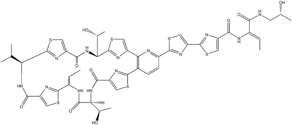13',19'-ジデヒドロ-19'-デオキシ-28,44-ジヒドロ-44-ヒドロキシミクロコッシンP 化学構造式