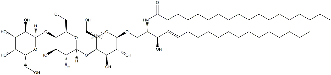 C18 Globotriaosylceramide (d18:1/18:0) 结构式
