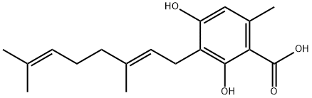 Cannabigerorcinic Acid, 69734-83-4, 结构式