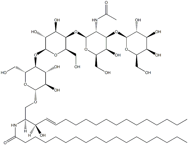 ガングリオシドGM1,アシアロ 化学構造式