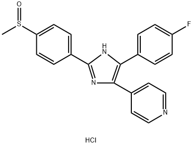 SB 203580 (hydrochloride) Struktur