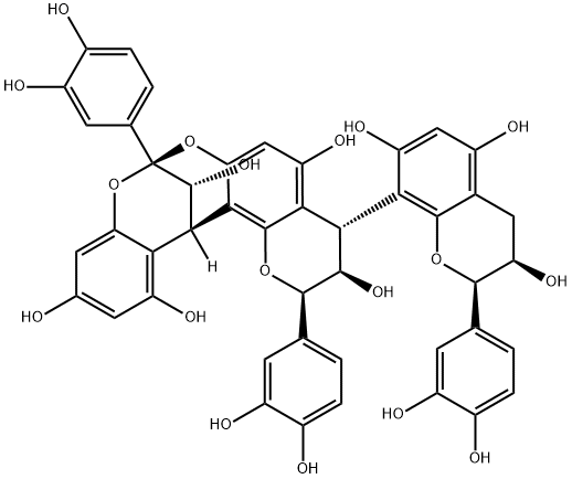 桂皮鞣质B1, 88082-60-4, 结构式