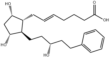 trans-Latanoprost Acid Structure