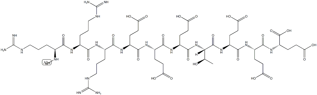 酪蛋白激酶II(CK2)底物多肽 结构式