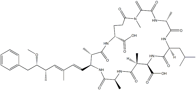 TOXIN BE 4 (MICROCYSTIS AERUGINOSA), 96180-79-9, 结构式