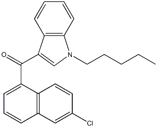 JWH 398 6-chloronaphthyl isomer,,结构式