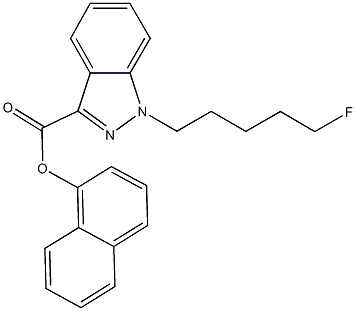 5-fluoro SDB-005, , 结构式