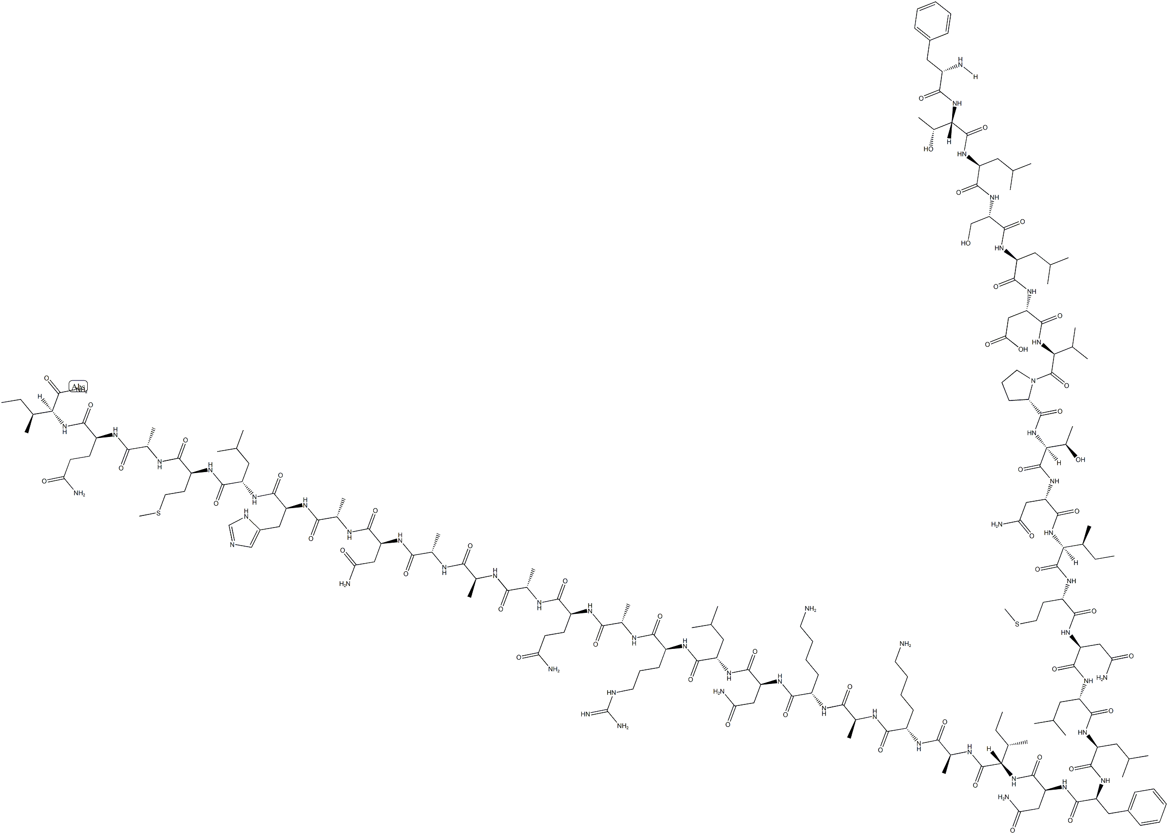 STRESSCOPIN (3-40) (HUMAN) TRIFLUOROACETATE SALT Structure