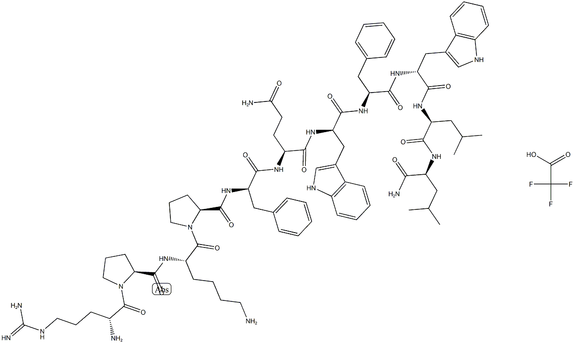 [D-Arg1,D-Phe5,D-Trp7,9,Leu11]Substance P (trifluoroacetate salt) Struktur