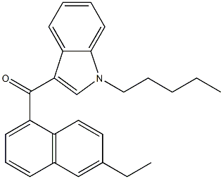 JWH 210 6-ethylnaphthyl isomer,,结构式