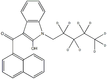 JWH 018 2-hydroxyindole metabolite-d9|