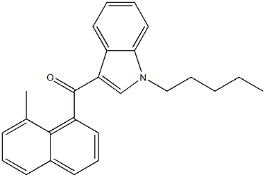 JWH 122 8-methylnaphthyl isomer Struktur