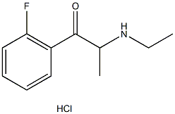 2-Fluoroethcathinone (hydrochloride) Struktur