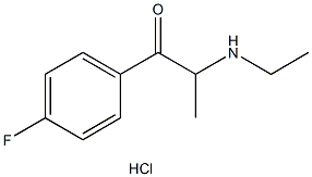 4-Fluoroethcathinone (hydrochloride) Struktur