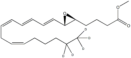 Leukotriene A4-d5 methyl ester Struktur