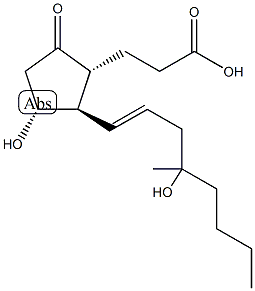 tetranor-Misoprostol,,结构式