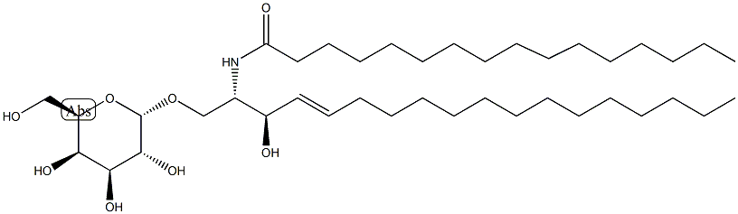 C16 Galactosylceramide (d18:1/16:0) Structure