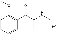 2-Methoxymethcathinone (hydrochloride) Struktur