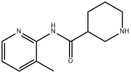 N-(3-methylpyridin-2-yl)piperidine-3-carboxamide Struktur