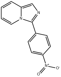 3-(4-ニトロフェニル)イミダゾ[1,5-a]ピリジン 化学構造式