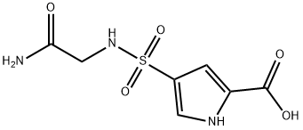 4-[(carbamoylmethyl)sulfamoyl]-1H-pyrrole-2-carboxylic acid,1042623-69-7,结构式