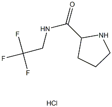 N-(2,2,2-三氟乙基)吡咯烷-2-甲酰胺盐酸盐, 1078163-20-8, 结构式