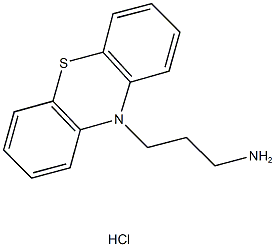 3-(10H-phenothiazin-10-yl)propan-1-amine hydrochloride Structure