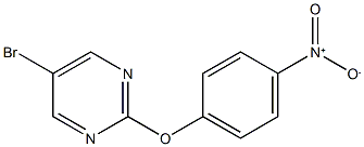 2-(4-Nitrophenoxy)-5-bromopyrimidine Structure