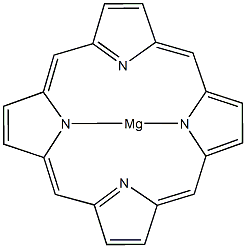 マグネシウムポルフィリン 化学構造式