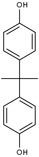 4,4’-(1-甲基亚乙基)双苯酚与(氯甲基)环氧乙烷的聚合物 结构式