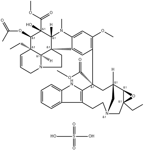 Leurosine Sulfate Structure