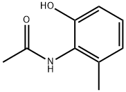 N-(2-ヒドロキシ-6-メチルフェニル)アセトアミド 化学構造式