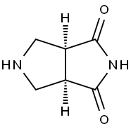 RAC-(3AR,6AS)-八氢吡咯并[3,4-C]吡咯-1,3-二酮, 866319-07-5, 结构式