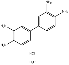 3,3'-ジアミノベンジジン四塩酸塩水和物 化学構造式