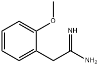 2-(2-メトキシフェニル)エタンイミドアミド 化学構造式